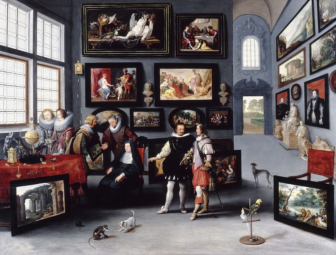 II - Interno del salone dell'arciduchessa Isabella d'Austria, 1621, Norton Museum of Art, West Palm Beach